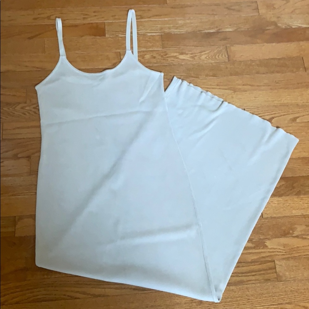 joan vass tan dress